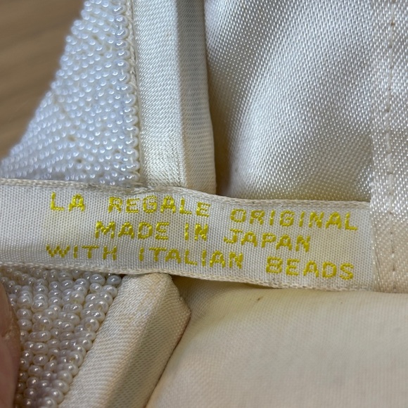 Vintage La Regale Italian Beaded Clutch Made in Japan